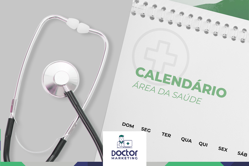 Imagem deixando claro que é um artigo sobre datas importantes da saúde (calendário da saúde)